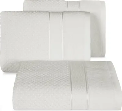 Zdjęcie produktu dla Eurofirany 477446, 90 x 150 cm, Bawełna, Wiskoza, Biały, 1 szt.
