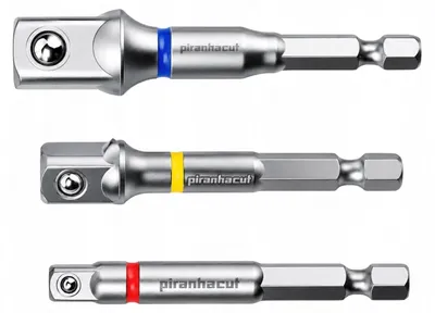 Obrázek produktu pro PiranhaCut Adaptéry pro rázové hlavice, sada 3 ks