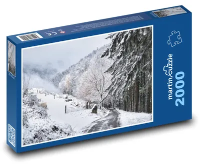 Obrázek produktu pro martinpuzzle - Puzzle 2000 - Zimní krajina - les, sníh