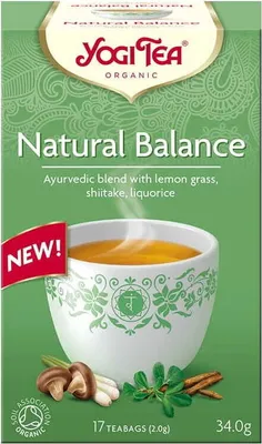 Obrázek produktu pro NATÜRLICHER BALANCE-TEE MIT SHIITAKE(17 x 2 g) 34 g - YOGI TEA