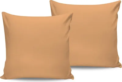 Immagine prodotto di L'Essentiel Linge de Maison, Arancione pallido, set di copricuscini (2 pezzi) (FR), Arancione pallido, 100 % COTONE RANFORCE, 60 x 60 cm