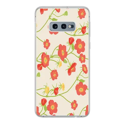 Produktbild von MuchoWow® Handyhülle Schutzhülle Hülle für Samsung Galaxy S10e Blume - Feldblumen - Muster Silikon Softcase Handy Hülle - Handy