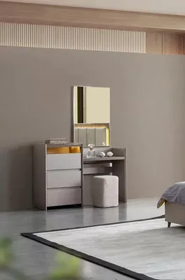 Produktbild von Frisiertisch Toilettentisch Kosmetiktisch Beauty Tisch Vanity Schminktisch