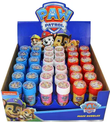 Produktbild von 36x Paw Patrol Seifenblasen im Display - 60 ml
