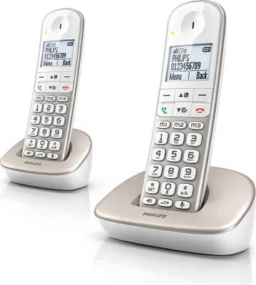 Image de Téléphone Duo Philips Xl490 Grand écran, Son Clair, Mains Libres - Philips