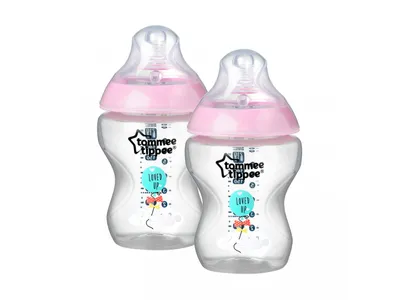 Image de Tommee Tippee Kit nouveau-né, tétine en silicone, 2x 260 ml, 0+ mois