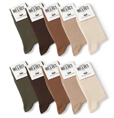 Produktbild von Solidchoice – 10 Paar bequeme Baumwollsocken für Erwachsene