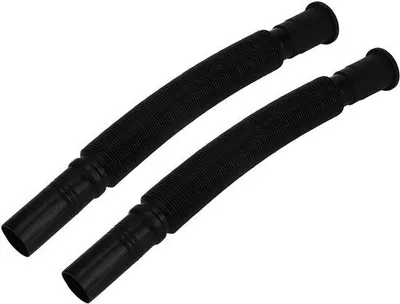 Obrázek produktu pro PVC odtoková hadice pro kuchyň/koupelnu - 2 kusy - průměr 31/32 mm - délka 320-750 mm (teleskopická) - odtokové potrubí pro umyvadlo