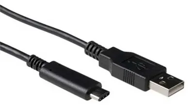 Obrázok produktu pre ACT SB0014, 1 m, USB C, USB A, USB 2.0, Samec/samec, Čierna