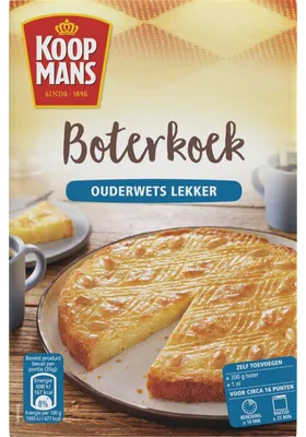 Immagine prodotto di Koopmans Mix for Boterkoek 400g – miscela da forno per succose torte al burro