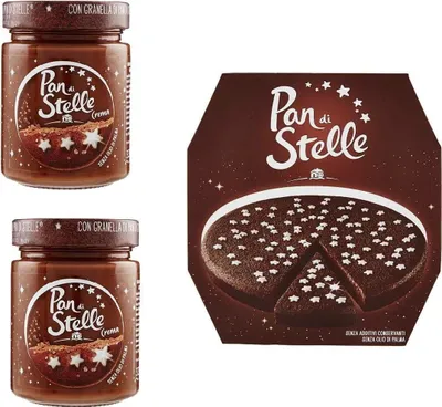 Produktbild von Testpaket Mulino Bianco 2X Pan di Stelle Aufstrich Creme und Pan di Stelle la Torta
