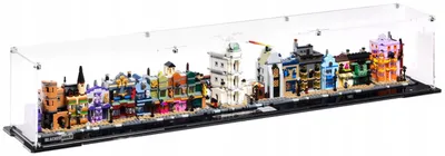 Produktbild von Blacked Brick Vitrine für LEGO® 76444 Harry Potter – Zauberläden in der Winkelgasse