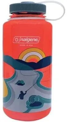 Produktbild von Nalgene Weithalsflasche 1000 ml – Retro-Granatapfel