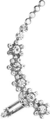 Produktbild von 1 Stück Damen Strass Blume Schmetterling Ohrstecker Manschettenclip Ohrring Helix Schmuck-16#