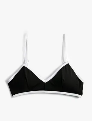 Produktbild von Koton Damen Bikini-Oberteil mit Kreuzungsdetails