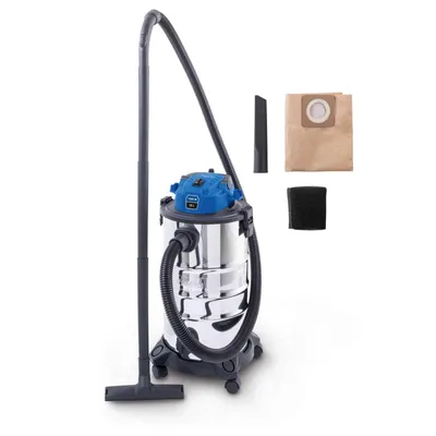 Produktbild von Scheppach Elektro Nass-/Trockensauger VC30v2 - 1200W | 2m Schlauchlänge | 3m Anschlusskabel | 30L Fassungsvermögen | 20kPa