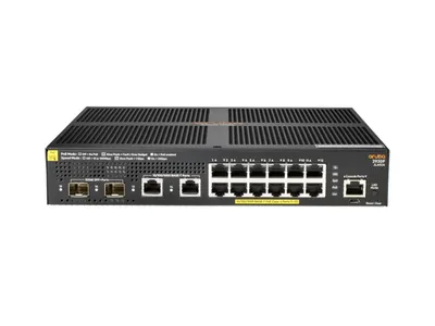 Image de HPE Aruba 2930F L3 Network Switch 12 Ports Gigabit PoE+ Black