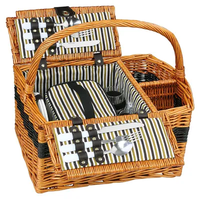 Produktbild von Cilio Picknick-Korb CERNOBBIO hellbraun 156621 4017166156621
