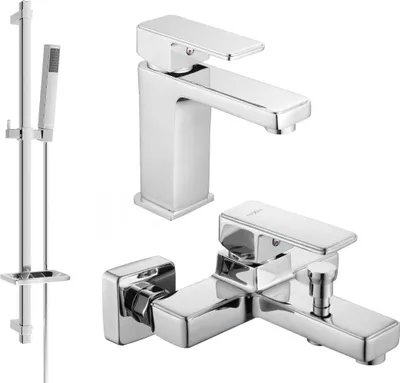 Immagine prodotto di Mexen Cetus DQ77 set vasca, cromo - 744303DQ77-00