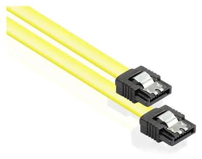 Obrázok produktu pre Alcasa SATA 1.0m, 1 m, SATA III, Samec/samec, Žltá, Priamy, Priamy