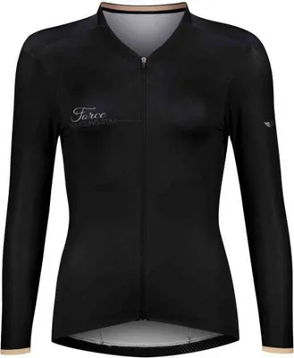 Produktbild von Jersey FORCE GOLD LADY langärmelig  %%% Größe: S