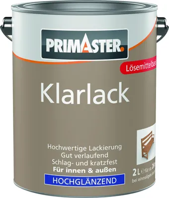 Produktbild von Primaster Klarlack 2 L farblos hochglänzend