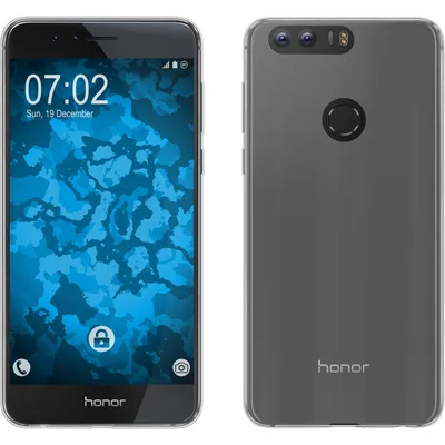 Produktbild von PhoneNatic Case kompatibel mit Huawei Honor 8 - clear Silikon Hülle Slimcase + 2 Schutzfolien