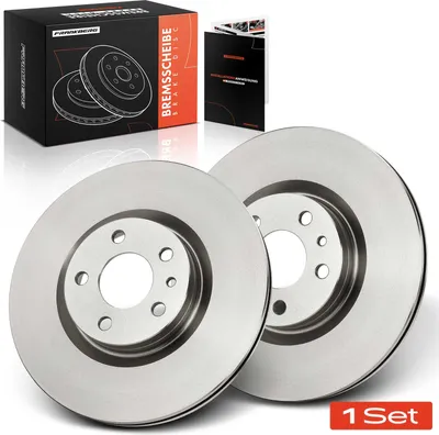 Productafbeelding van Frankberg 2x Remschijven Vooras voor Fiat 500L 351 352 09L 12L 14L 16L Bouwjaar vanaf