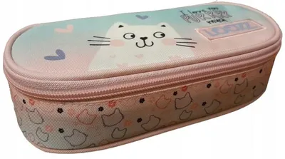 Obrázek produktu pro LOOZ WHITE CAT: Peračník, taška, zpevněná, s klopou