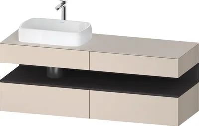 Produktbild von DURAVIT QA4777080830010 QTG KWTU WH Ek. 1600x550x600 Tp. Smt