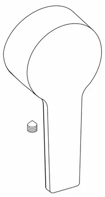 Image de KEUCO Keuco Poignée cpl vc pour 51116