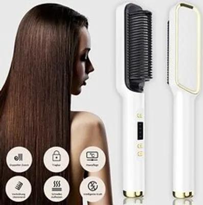 Produktbild von Haarentwirrbürste Haarglättungskamm für Frauen, Set 1-tlg., mit 30 Sekunden, schnelle Erwärmung & Verbrühungsschutz