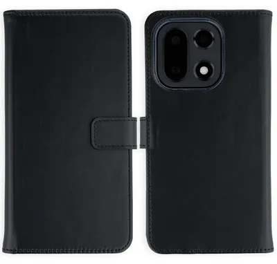 Obrázok produktu pre Knižnica Selencia z pravej kože pre OnePlus 15 – čierna, Obrázok generovaný UI