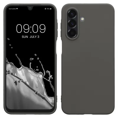 Produktbild von kwmobile Handyhülle für Samsung Galaxy A26 5G Hülle - TPU Case - Kabelloses Laden - Schutzhülle Cover in Dunkelgrau