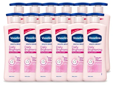 Obrázok produktu pre 12 kusov telového mlieka Vaseline Even Tone Daily Brightening, 600 ml - výhodný balík