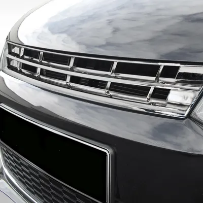 Kühlergrill Sportgrill Chrom Grill ohne Emblem für VW Polo V 6R – Produktansicht
