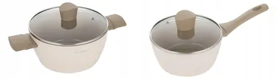 Produktbild von Florina Mokka Topfset Aluminium 3.6L + 2.1L Induktion