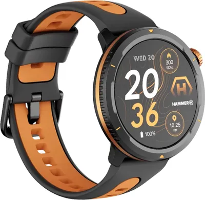 Produktbild von Hammer Watch 2 Lite Smartwatch, wasserdicht bis 3 ATM, Bluetooth 5.3, SOS