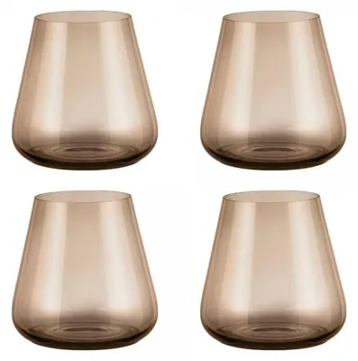 Image de Blomus, set de 4 verres à boire Belo Coffee, verres à eau, verre, 280 ml, 64296