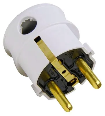 Immagine prodotto di Kopp spina Schuko angolo 90° F+E CEE7/7 250V CE Germany elettrodomestici