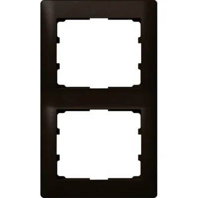 Obrázek produktu pro Rám dvojitý - Rám 2-gangový bronz 771206