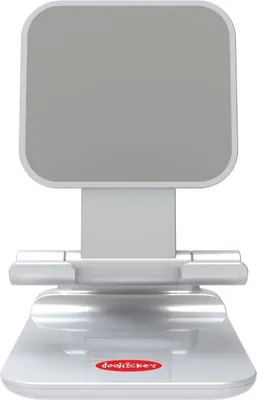 Imagen del producto de Orange Donkey: Soporte para teléfono y tablet, color plateado