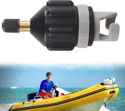 Produktbild von Accessoires für Gummiboten, Luftdruckadapter, Ventiladapter - Geeignet für Kajak, Dinghy, Paddelboard