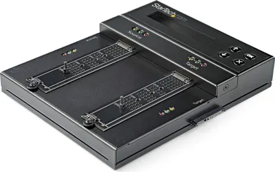 Immagine prodotto di StarTech.com Duplicatore HDD/SSD M.2 SATA e NVMe Clonatore e Cancellatore Nero