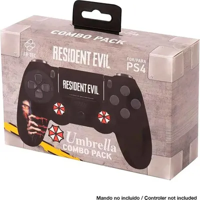 Produktbild von Fr-tec Resident Evil Regenschirm-paket Für Ps4-controller Schwarz Schwarz One Size
