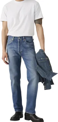 Produktbild von Levi's Herren Jeanshose 501 Original mit Knopfleiste, Straight Fit, Blau (The Fa