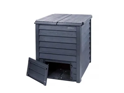 Produktbild von Komposter THERMO WOOD 626054, 400 l, mit Boden, robust, geräumig