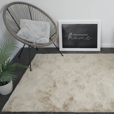 Obrázek produktu pro Consilio Concept CLOUD kožešinový koberec 230x340 béžovo-hnědý koberec supersoft 39 mm výška měkká měkká imitace králičí kožešiny