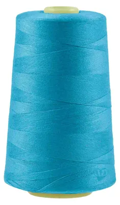 Produktbild von 4572m Qualitäts Overlock-Garn Overlock-Nähgarn Farbe 821 - 860, Farbe:A837 helles capriblau