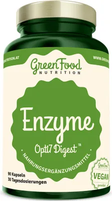 Produktbild von GreenFood Nutrition Enzyme Opti7 Digest 90 Kapseln